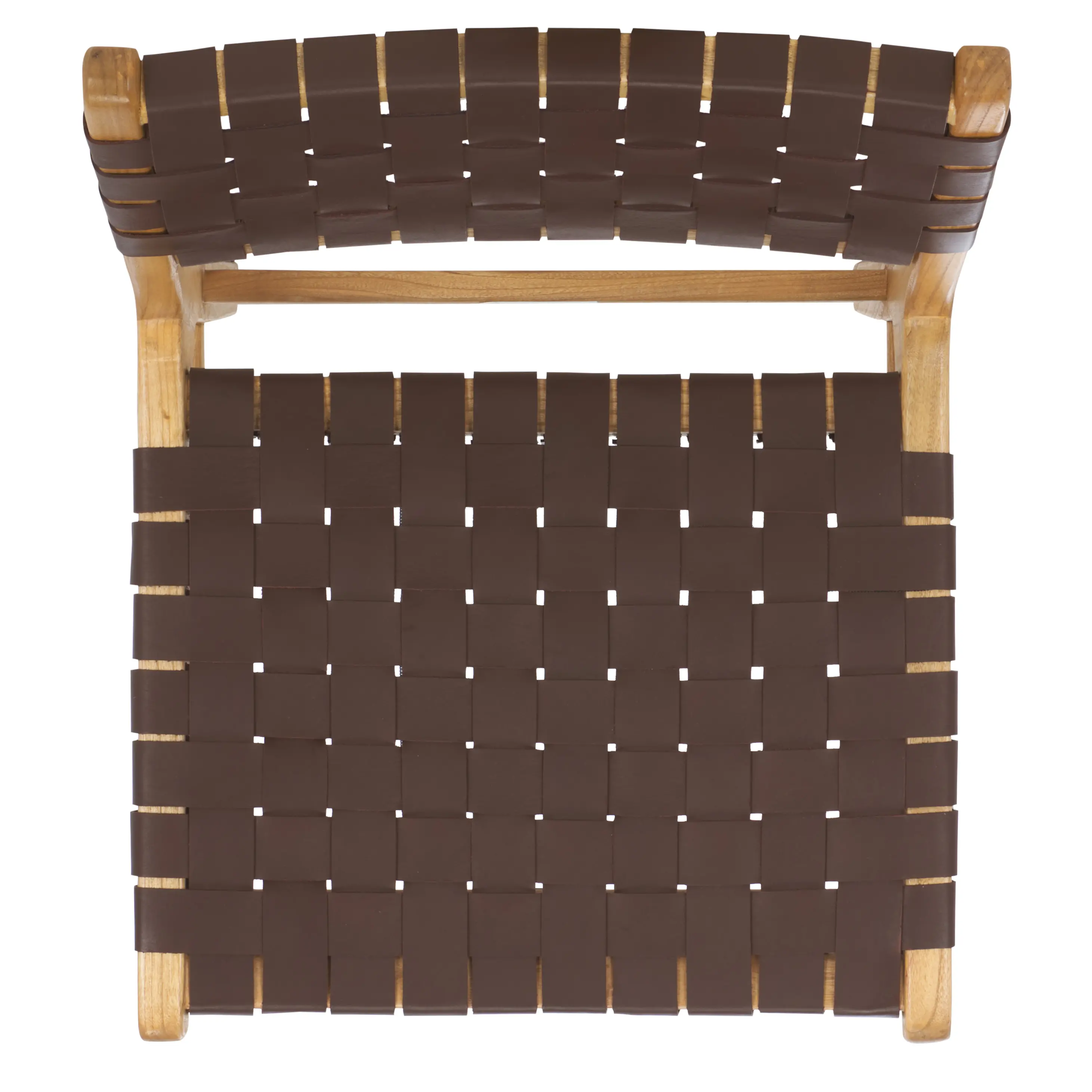 DCH4000A-SET2 Taika Brown Leather Dining Chairs - Set of 2-6