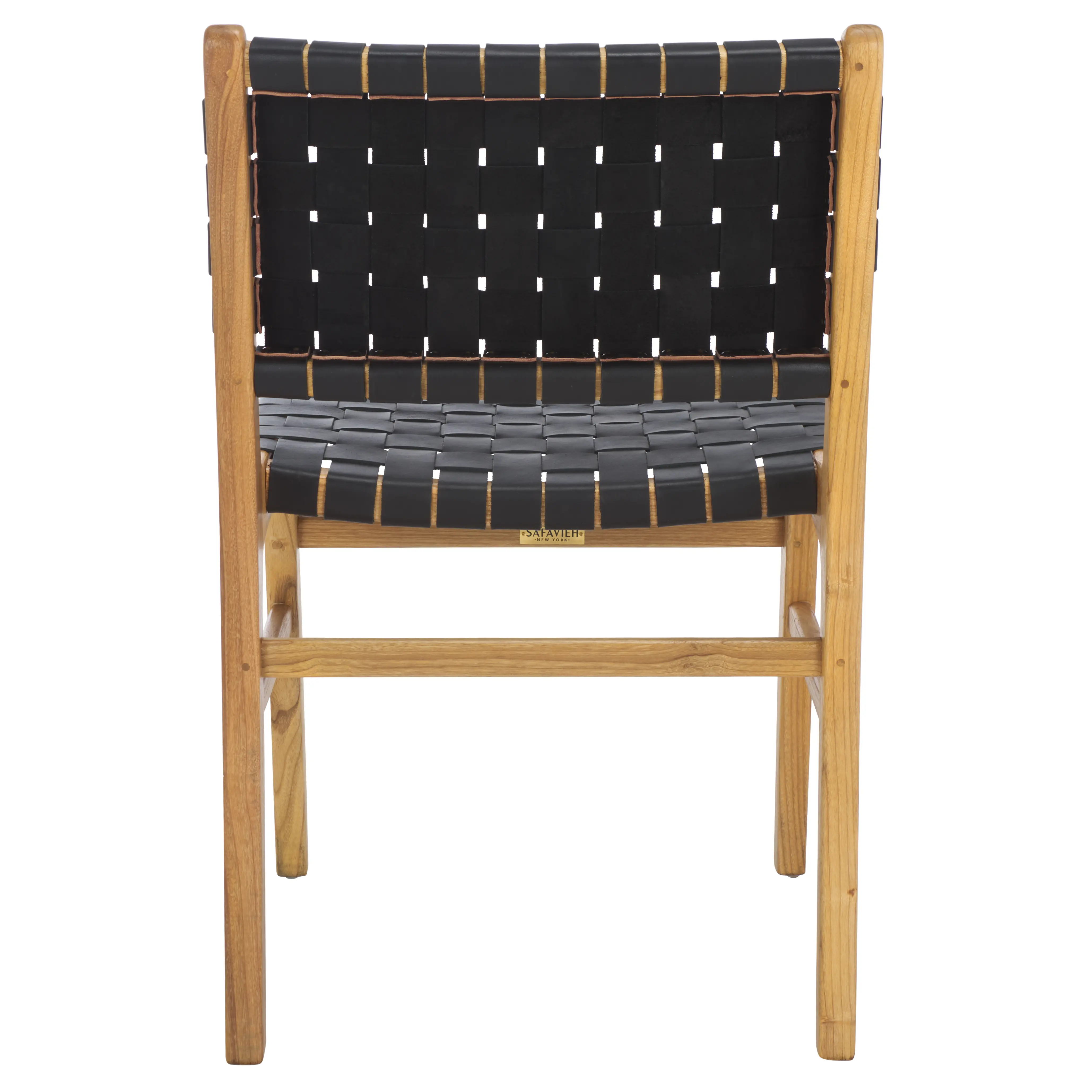 DCH4000C-SET2 Taika Black Leather Dining Chairs - Set of 2-5