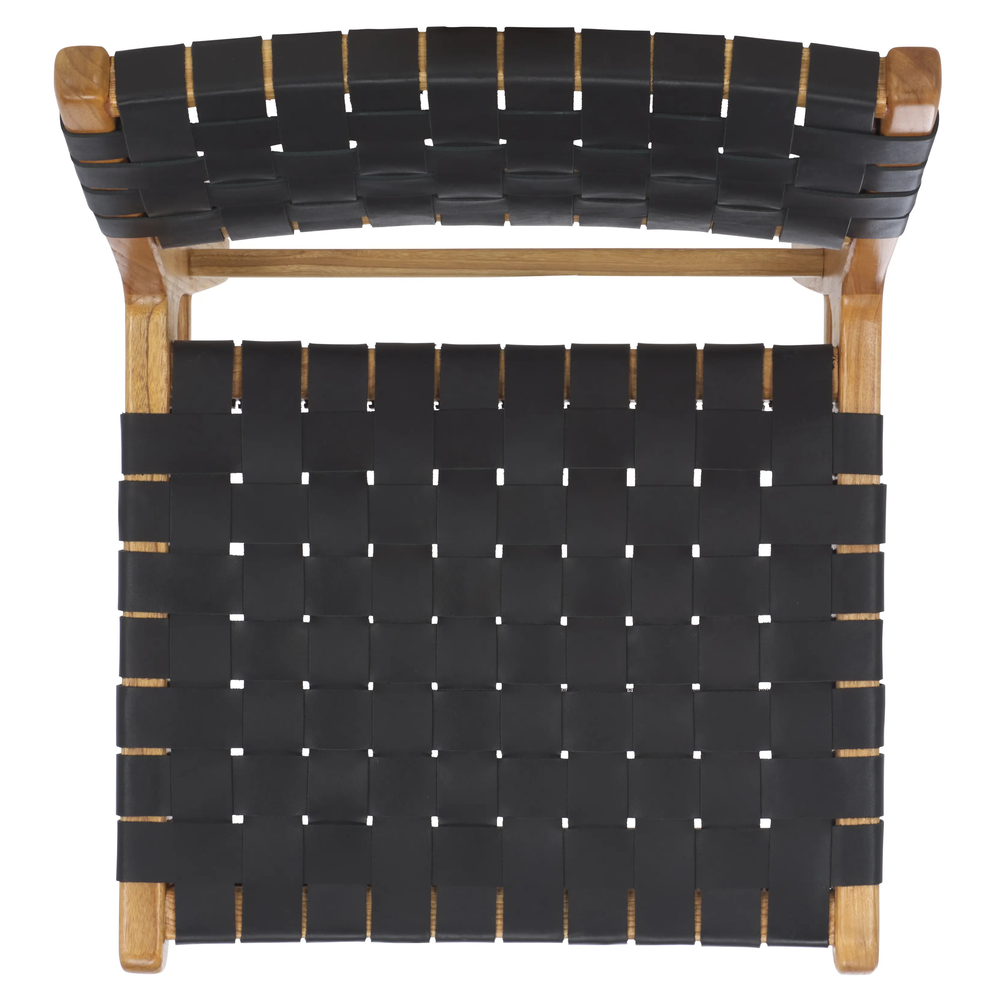 DCH4000C-SET2 Taika Black Leather Dining Chairs - Set of 2-7