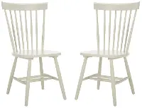 AMH8500E-SET2 Parker Cream Spindle Side Chairs - Set of 2