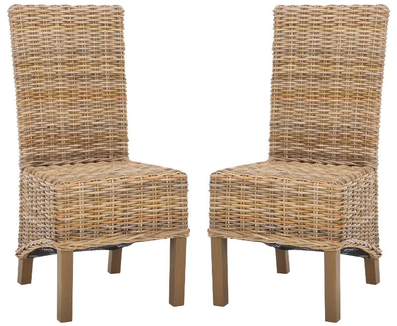 Pembrooke Rattan Side Chairs - Set of 2