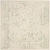 ADR109V-6SQ Adirondack Power Loomed Ivory and Sage Square Rug