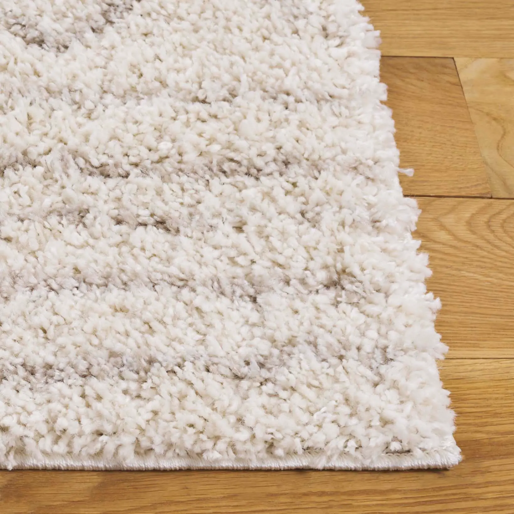 ASG741A-9 Arizona Shag Ivory and Beige Area Rug-3
