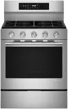 KFGS530SPS KitchenAid 5.0 Cu Ft Single Oven Gas Range - Stainless Steel