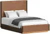 Brisbane Walnut Brown Queen Upholstered Bed
