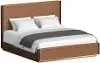 Brisbane Walnut Brown King Upholstered Bed