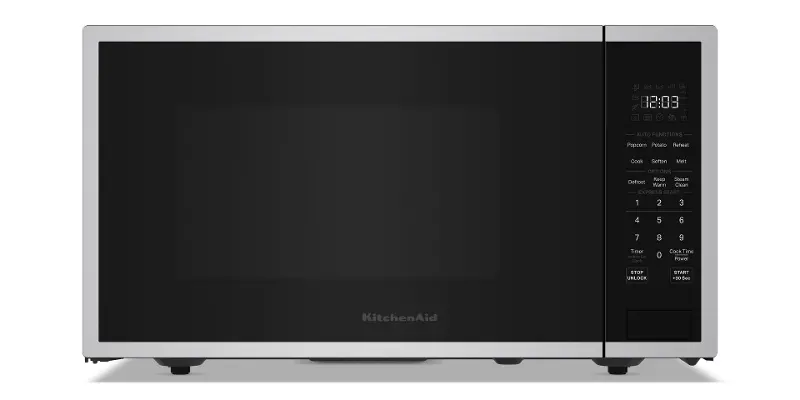 KitchenAid 1.6 Cu Ft Countertop Microwave - PrintShield Stainless Steel