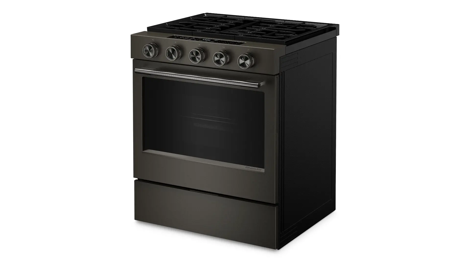 KSGS530SBE KitchenAid 5.0 Cu Ft Smart Single Oven Gas Range - Black Ore-11