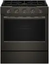 KSGS530SBE KitchenAid 5.0 Cu Ft Smart Single Oven Gas Range - Black Ore