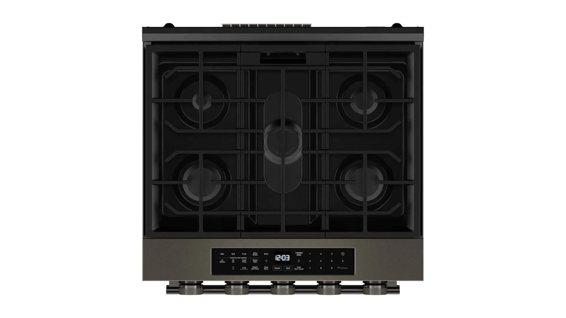 KSGS530SBE KitchenAid 5.0 Cu Ft Smart Single Oven Gas Range - Black Ore-9