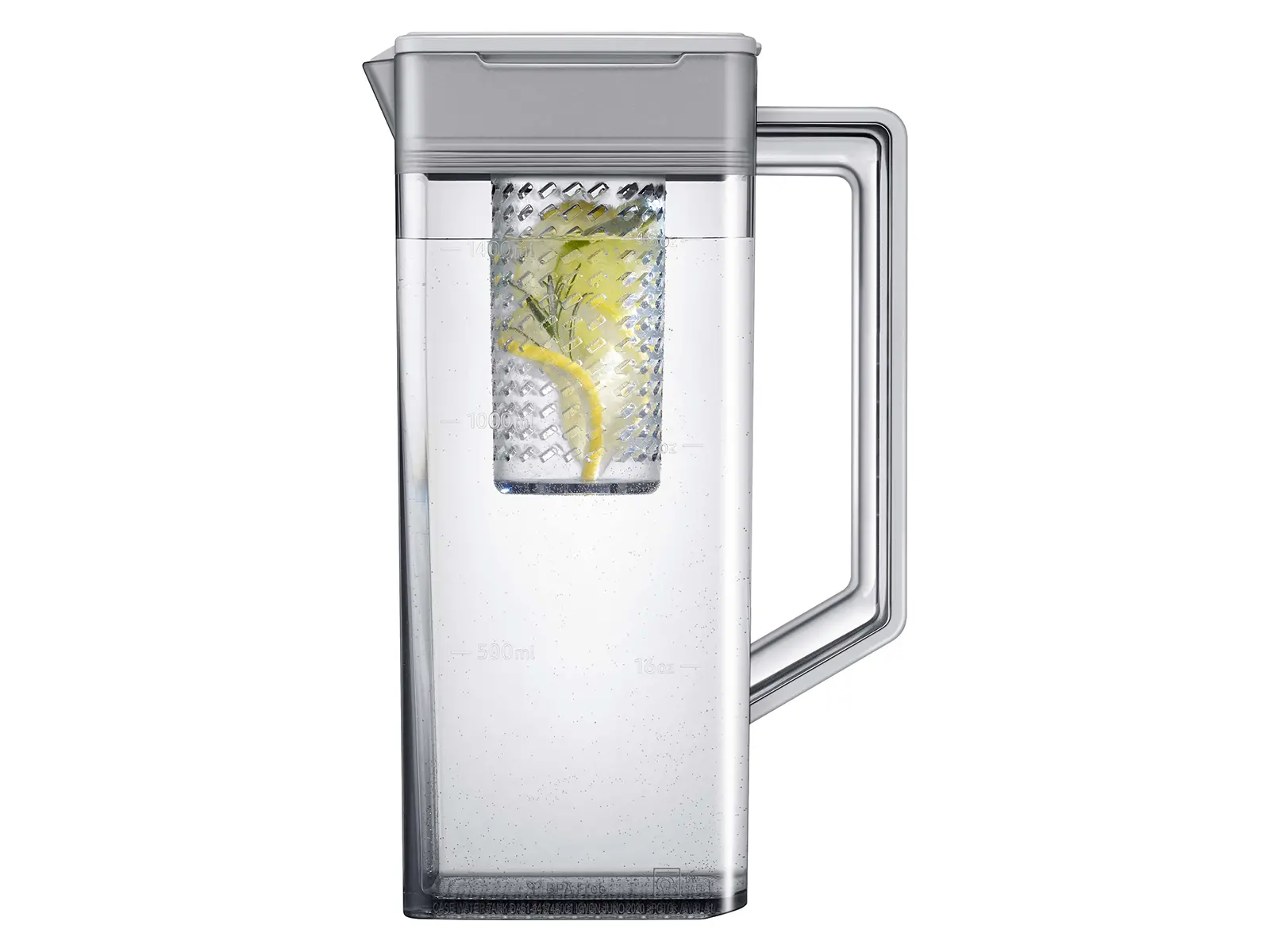 RF23BB860012 Samsung Bespoke AI 23 Cu Ft French Door Refrigerator – White Glass-15