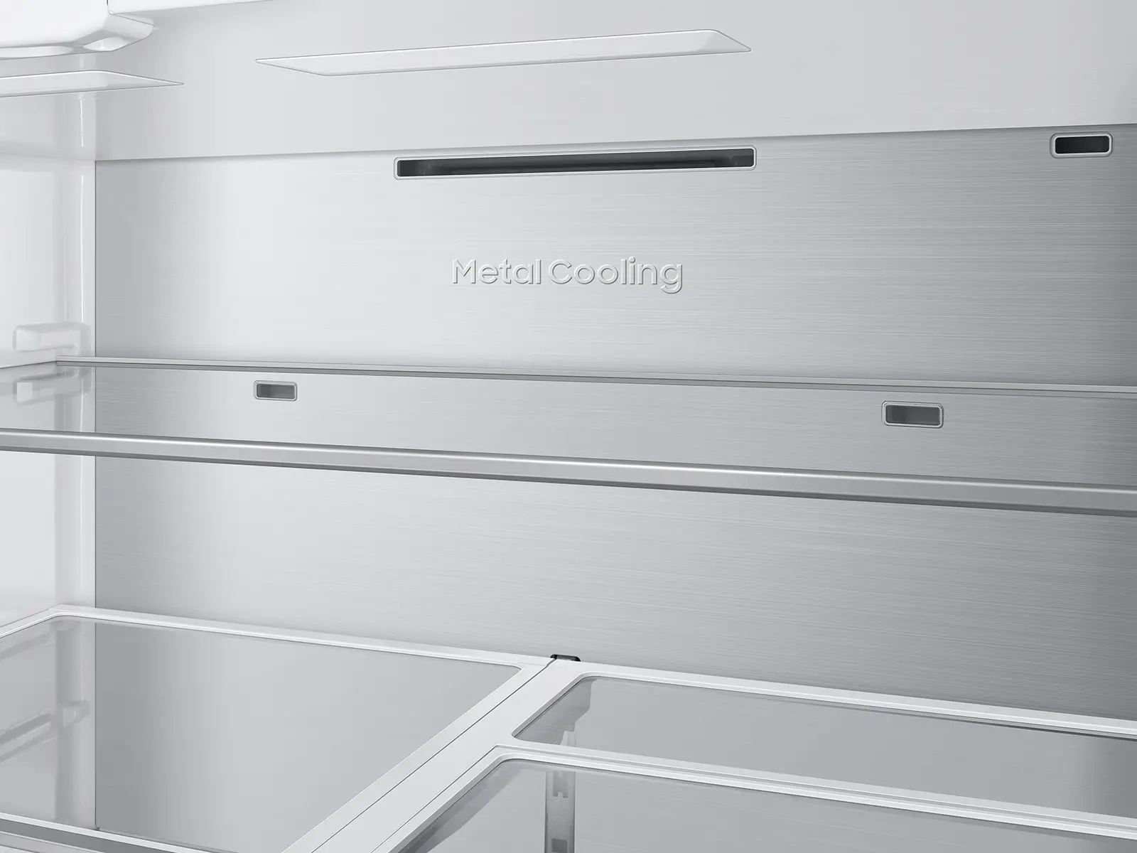 RF23BB860012 Samsung Bespoke AI 23 Cu Ft French Door Refrigerator – White Glass-17