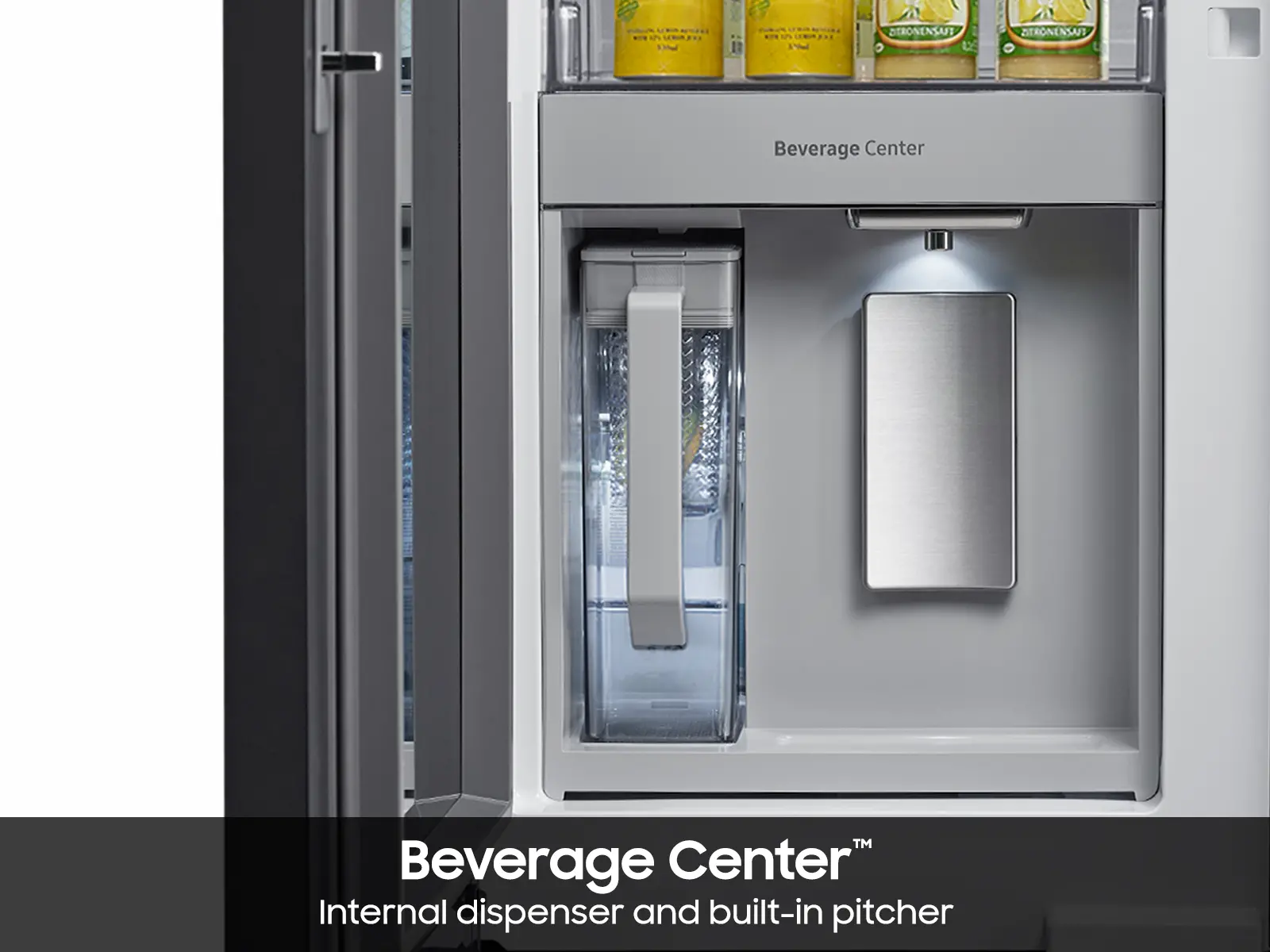 RF23BB860012 Samsung Bespoke AI 23 Cu Ft French Door Refrigerator – White Glass-18