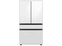 RF23BB860012 Samsung Bespoke AI 23 Cu Ft French Door Refrigerator – White Glass