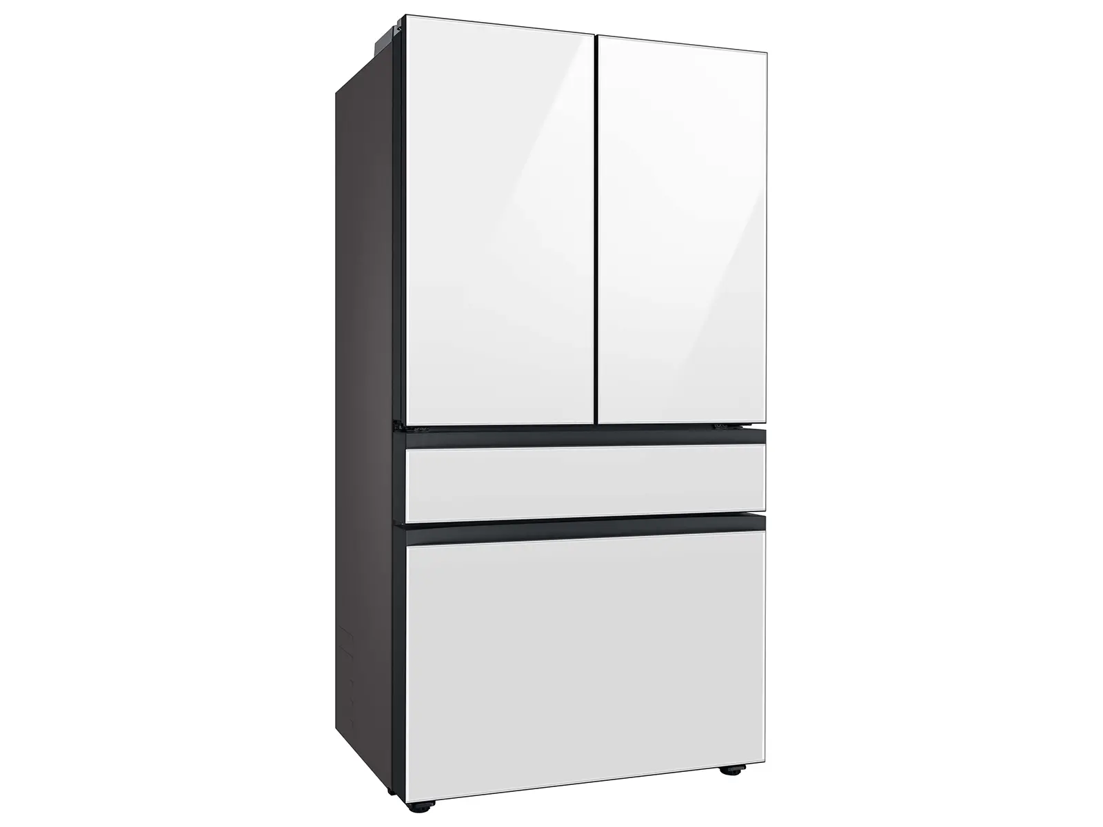 RF23BB860012 Samsung Bespoke AI 23 Cu Ft French Door Refrigerator – White Glass-4