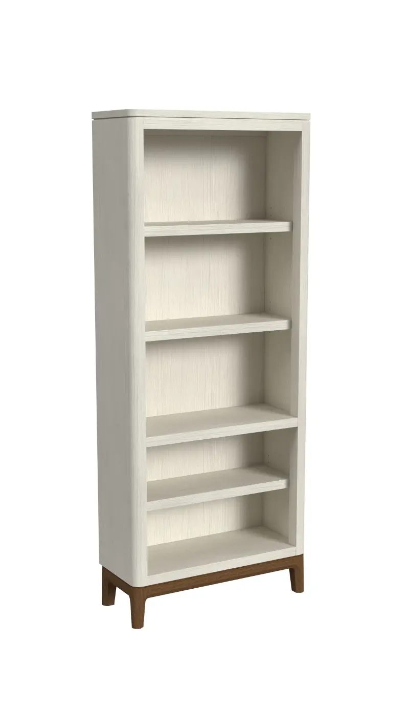Pomona White Open Bookcase