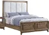 Ryan Brown Oak King Bed