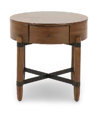 Tranquility Walnut Brown End Table