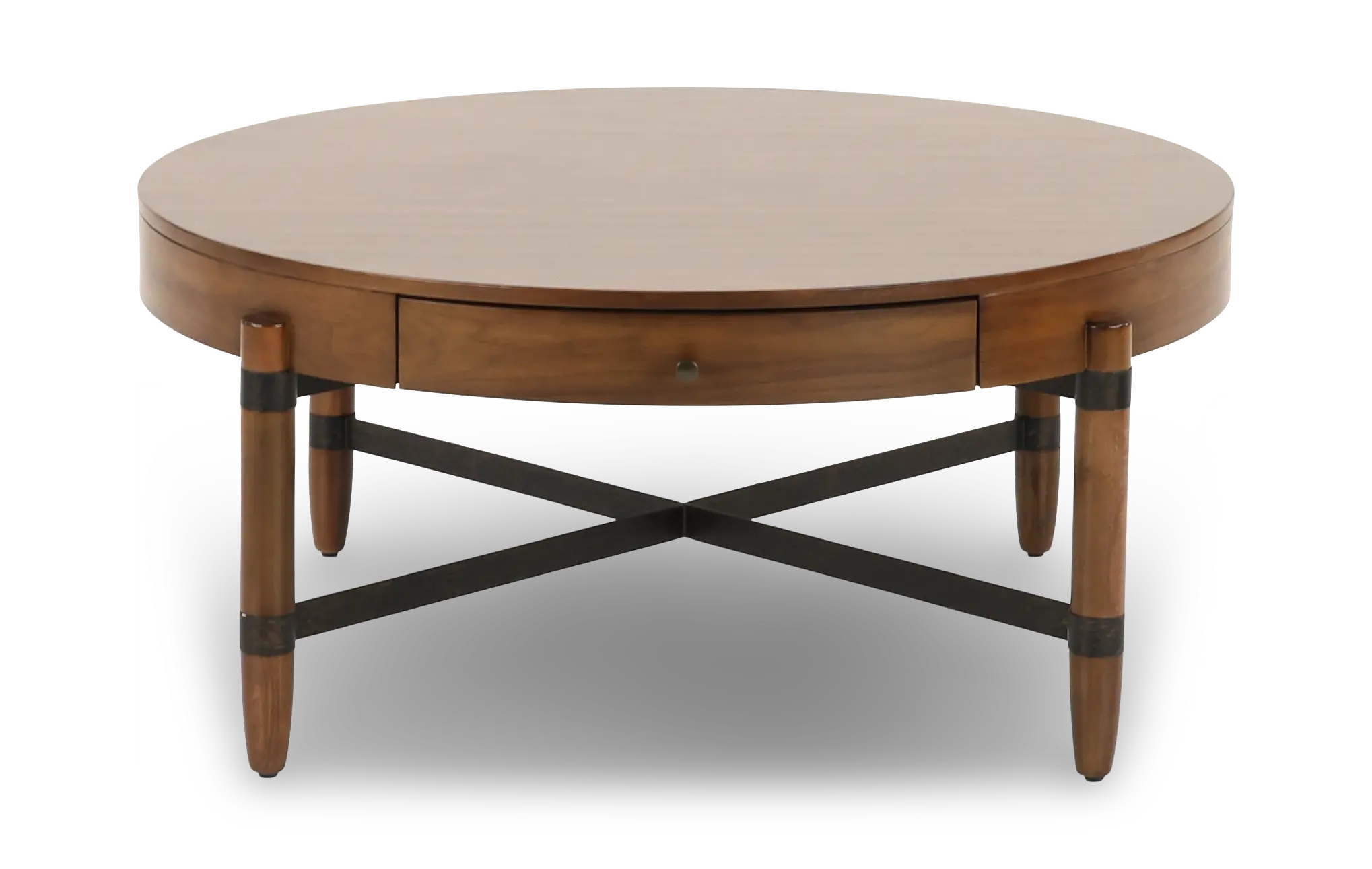 Tranquility Walnut Brown Coffee Table-1