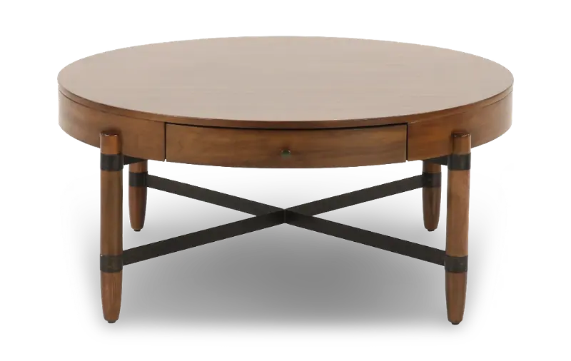 Tranquility Walnut Brown Coffee Table