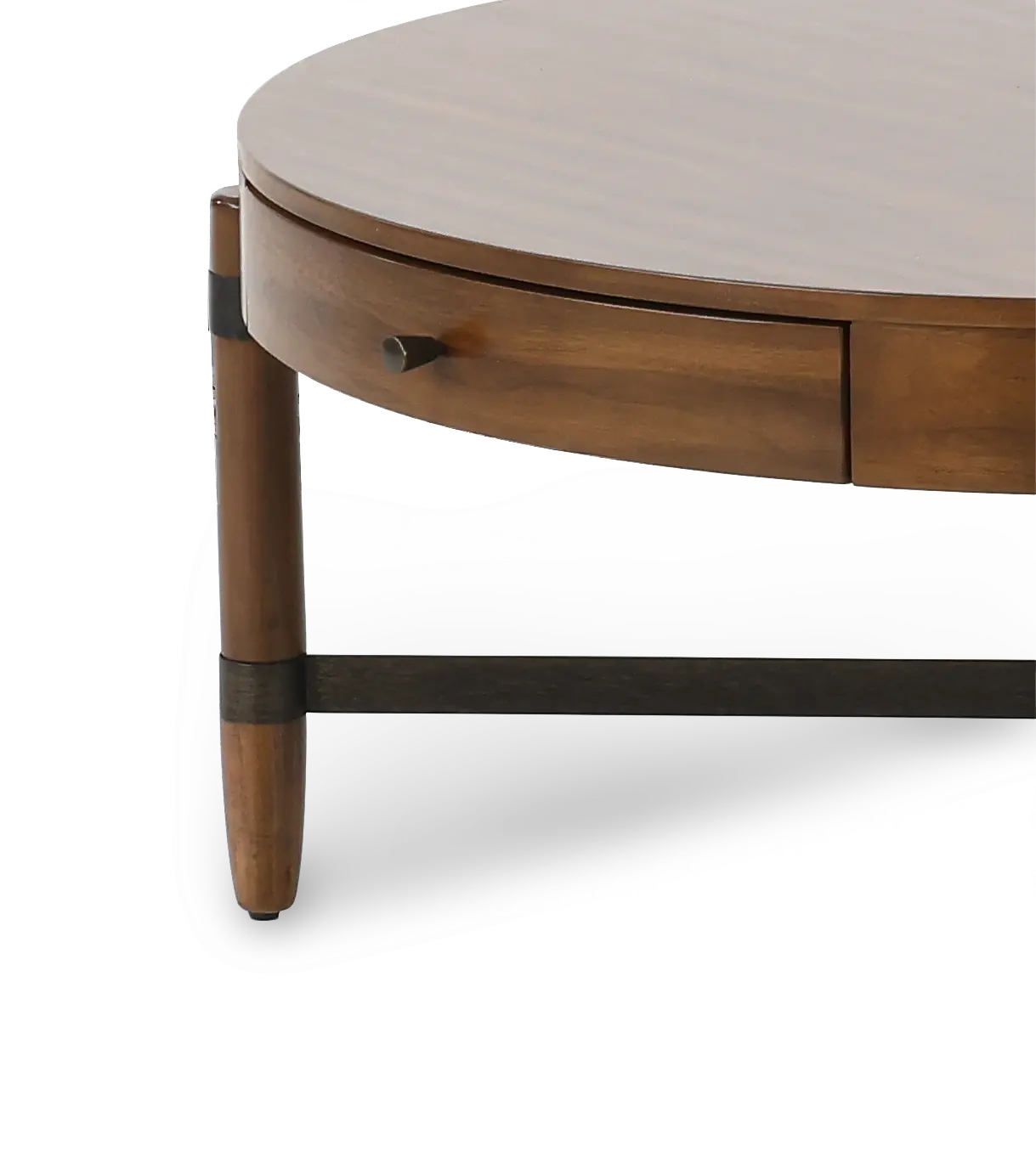 Tranquility Walnut Brown Coffee Table-7
