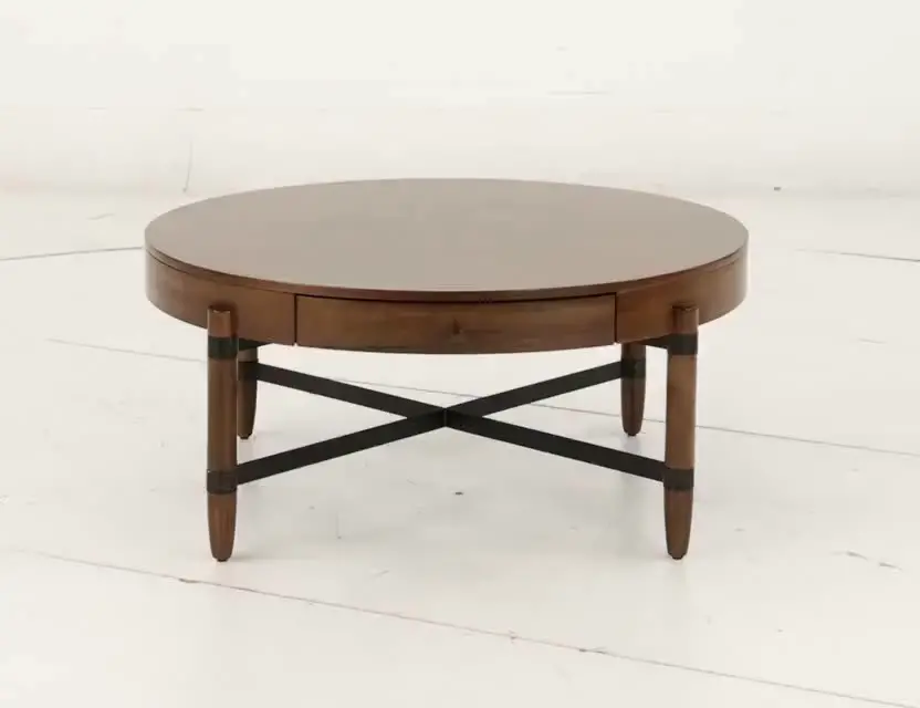 Tranquility Walnut Brown Coffee Table-9