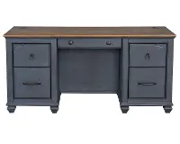 Americanas Blue Executive Desk