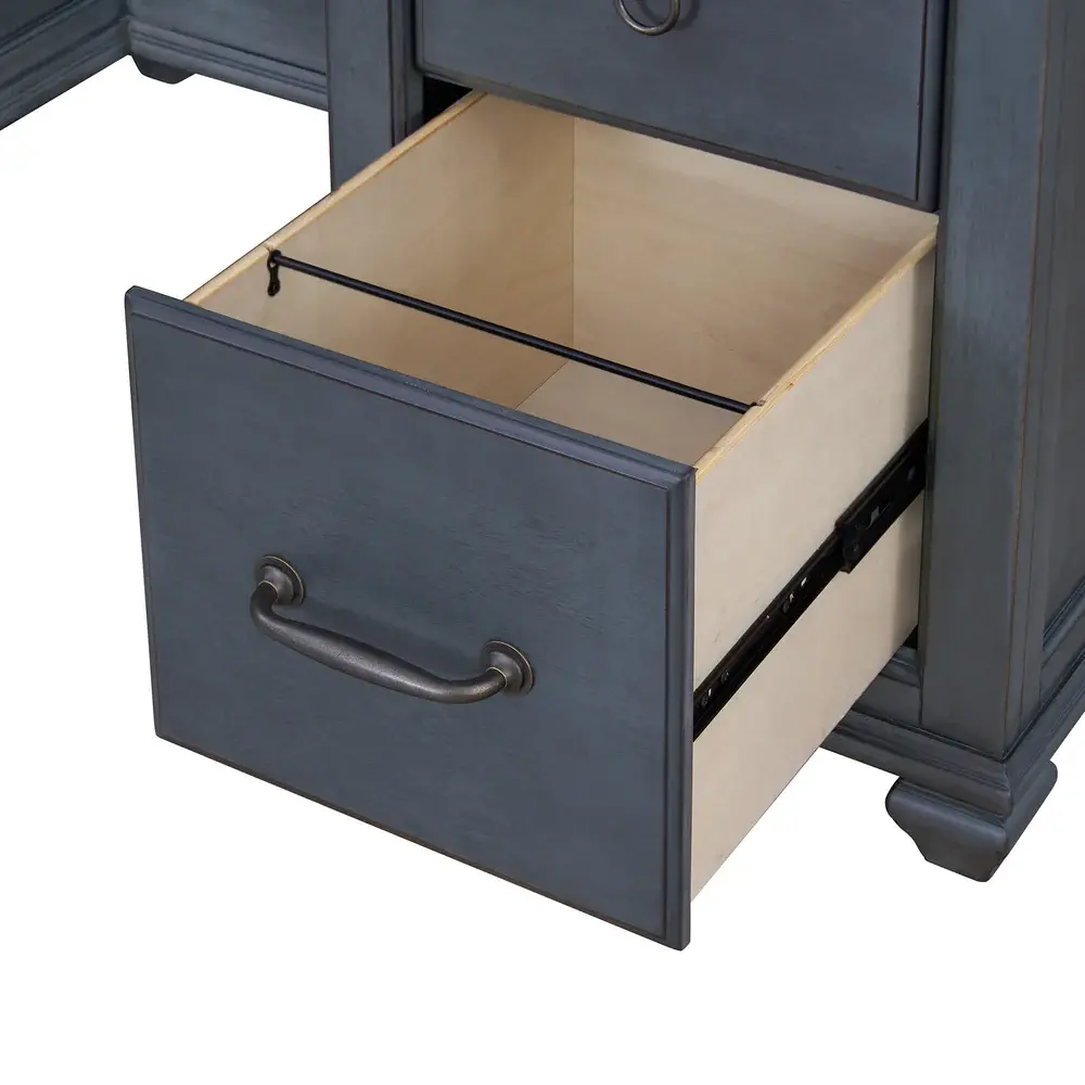 Americanas Blue Executive Desk-8