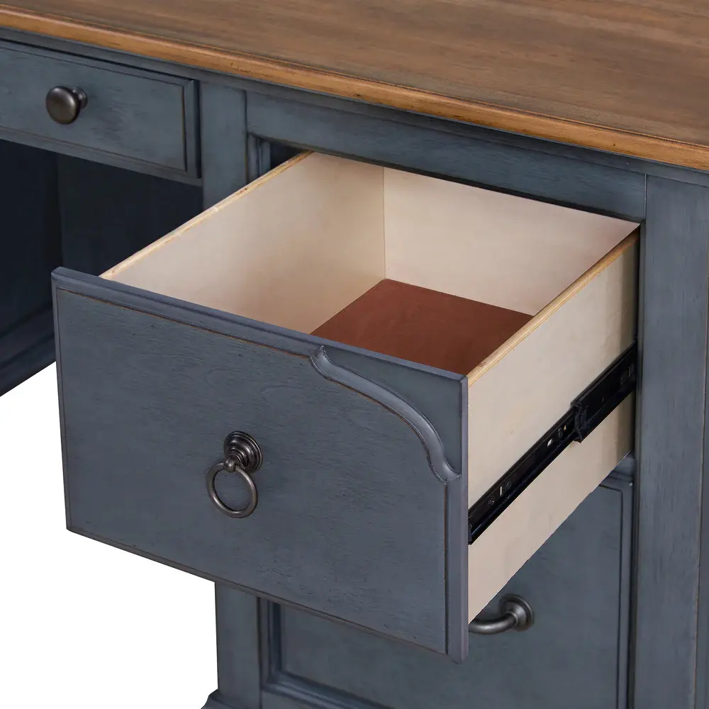 Americanas Blue Executive Desk-9
