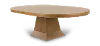 Vaughn Light Brown Round Dining Table