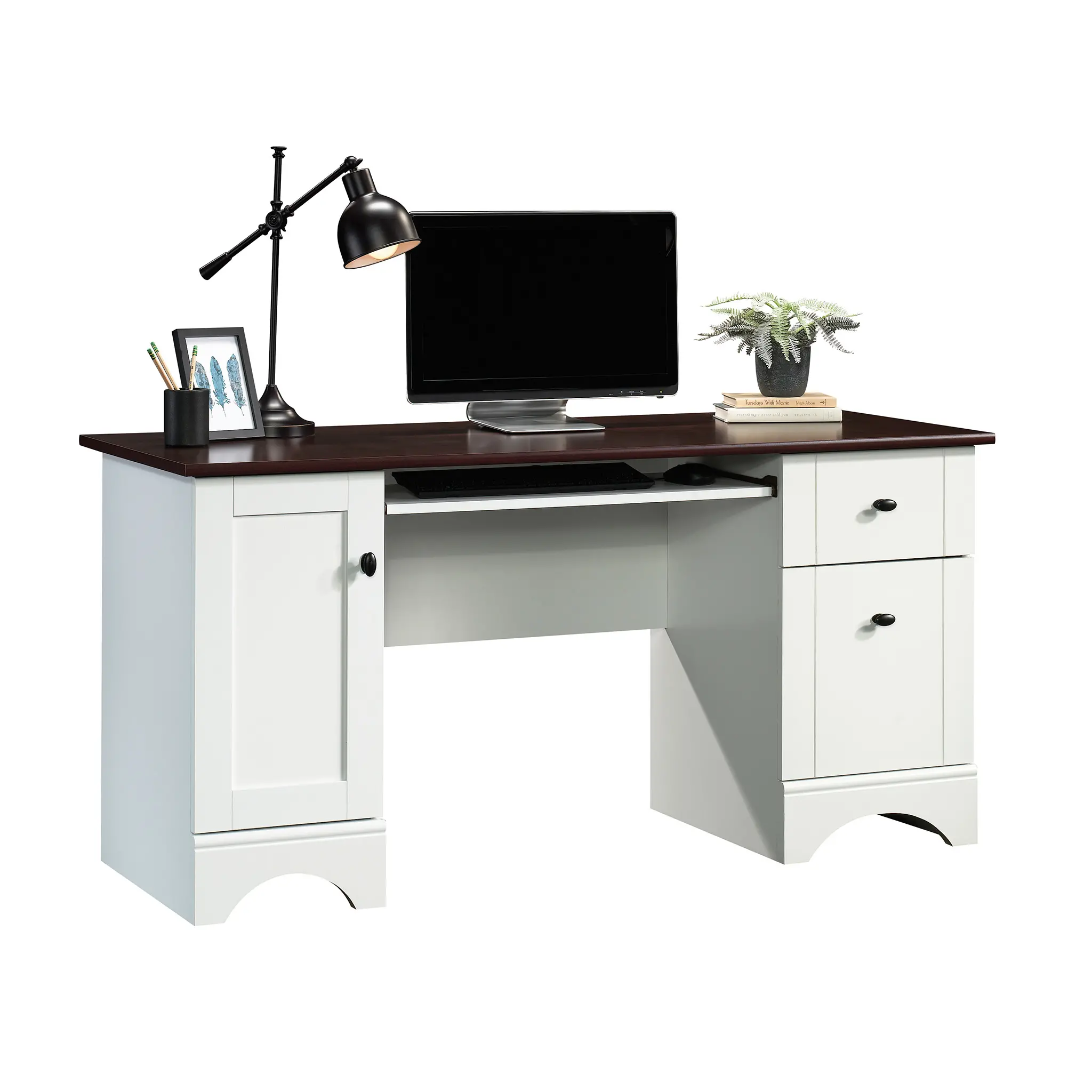 Orion White Desk-2