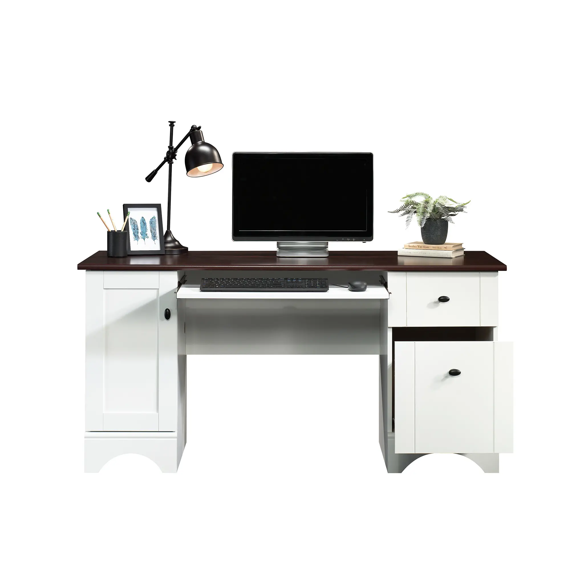 Orion White Desk-4
