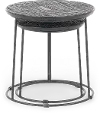 Dark Brown Nesting Tables Set of 2