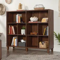 Walnut Brown Display Bookcase