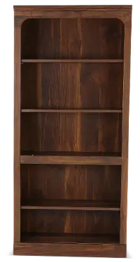 Walnut Brown Bookcase