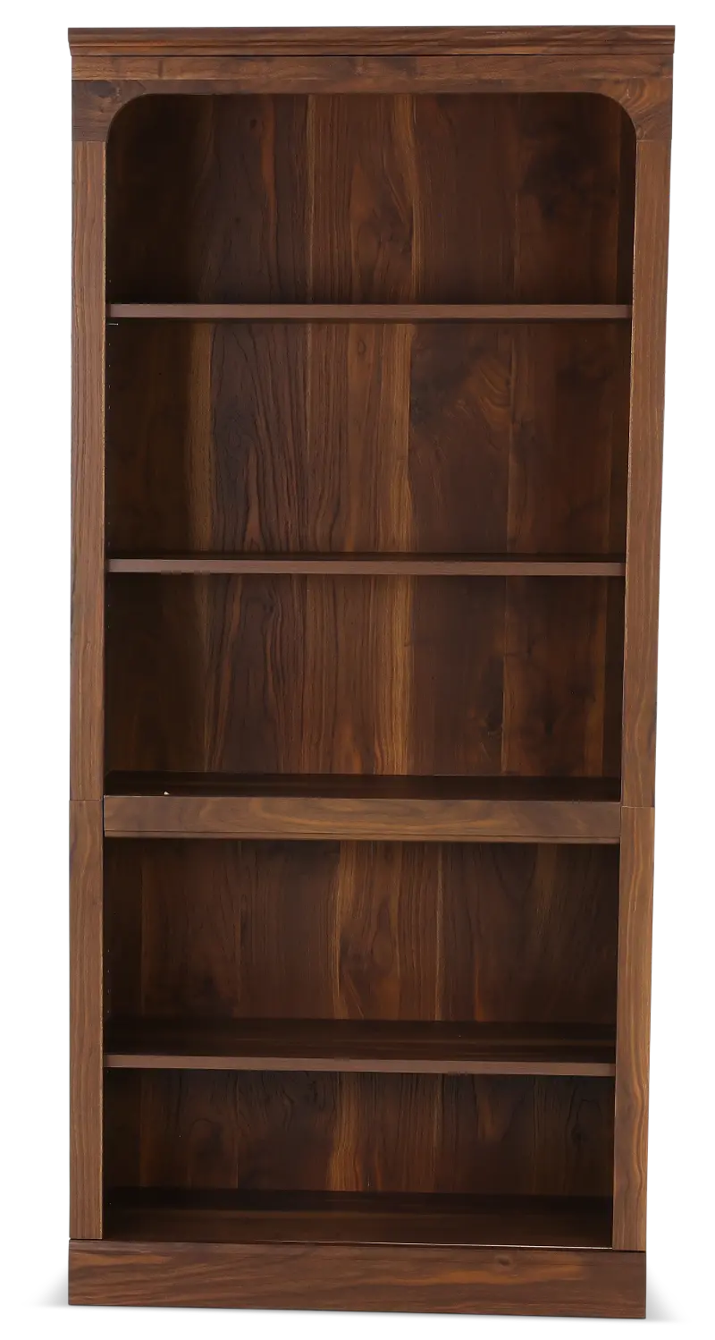 Walnut Brown Bookcase