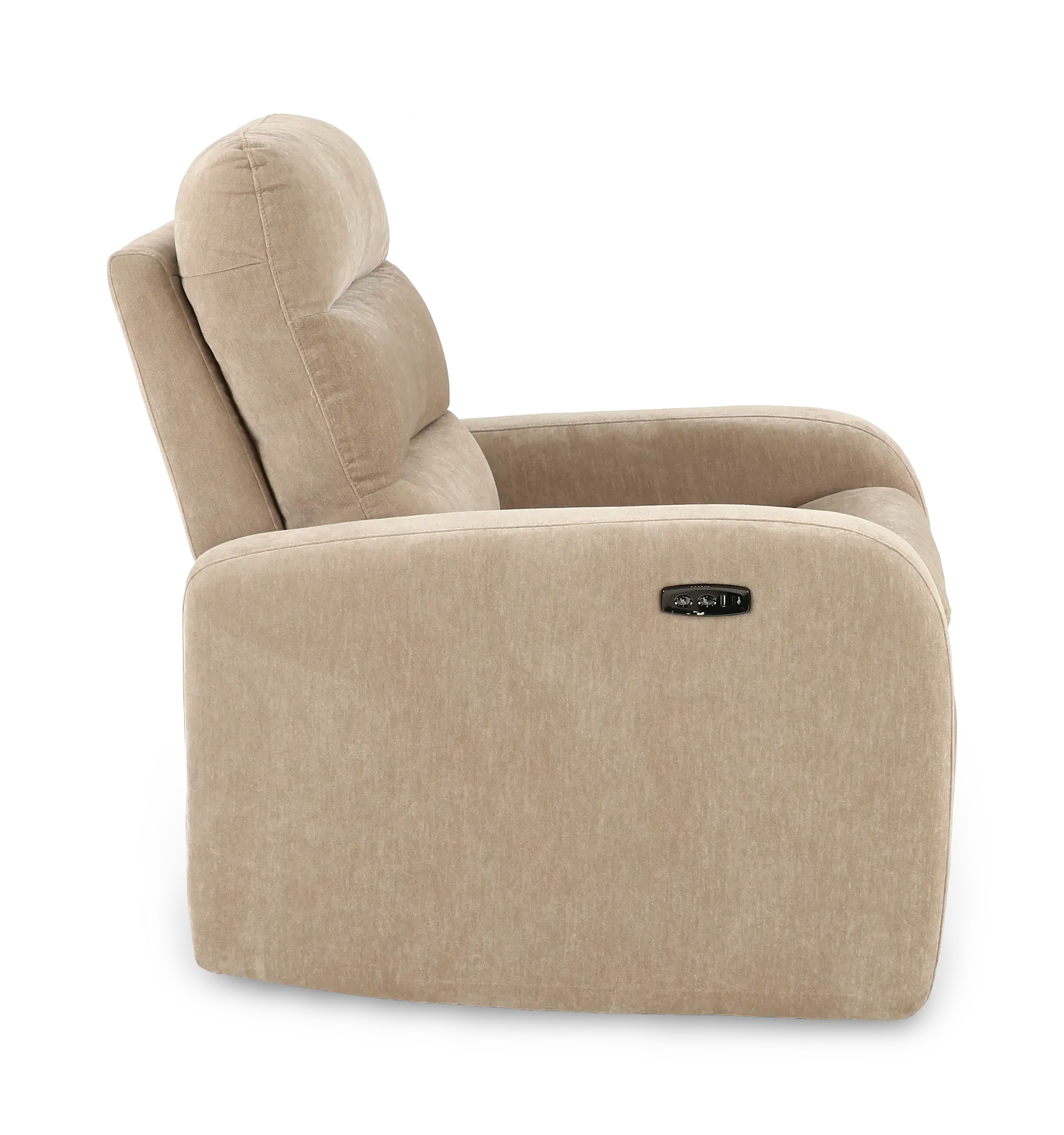 Celeste Mushroom Beige Power Swivel Glider Recliner-6
