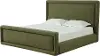 Summit Moss Green Upholstered King Bed
