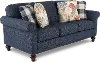 Adam Denim Blue Traditional Sofa