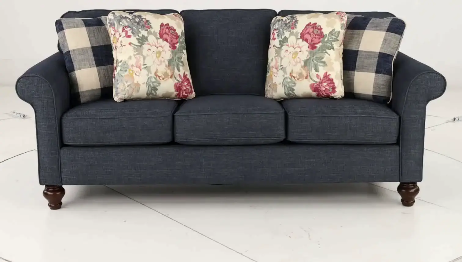 Adam Denim Blue Traditional Sofa-9