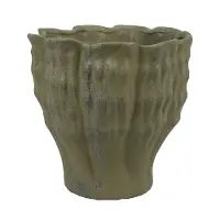 15.25  Green Vase