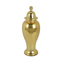 17  Gold Temple Jar