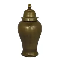 21  Bronze Temple Jar