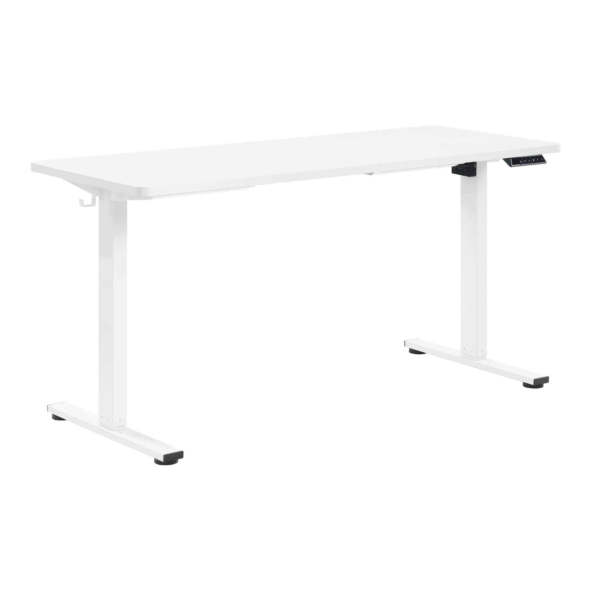 Primo White 59  Sit and Stand Desk-1
