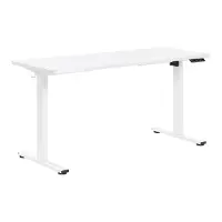 Primo White 59  Sit and Stand Desk