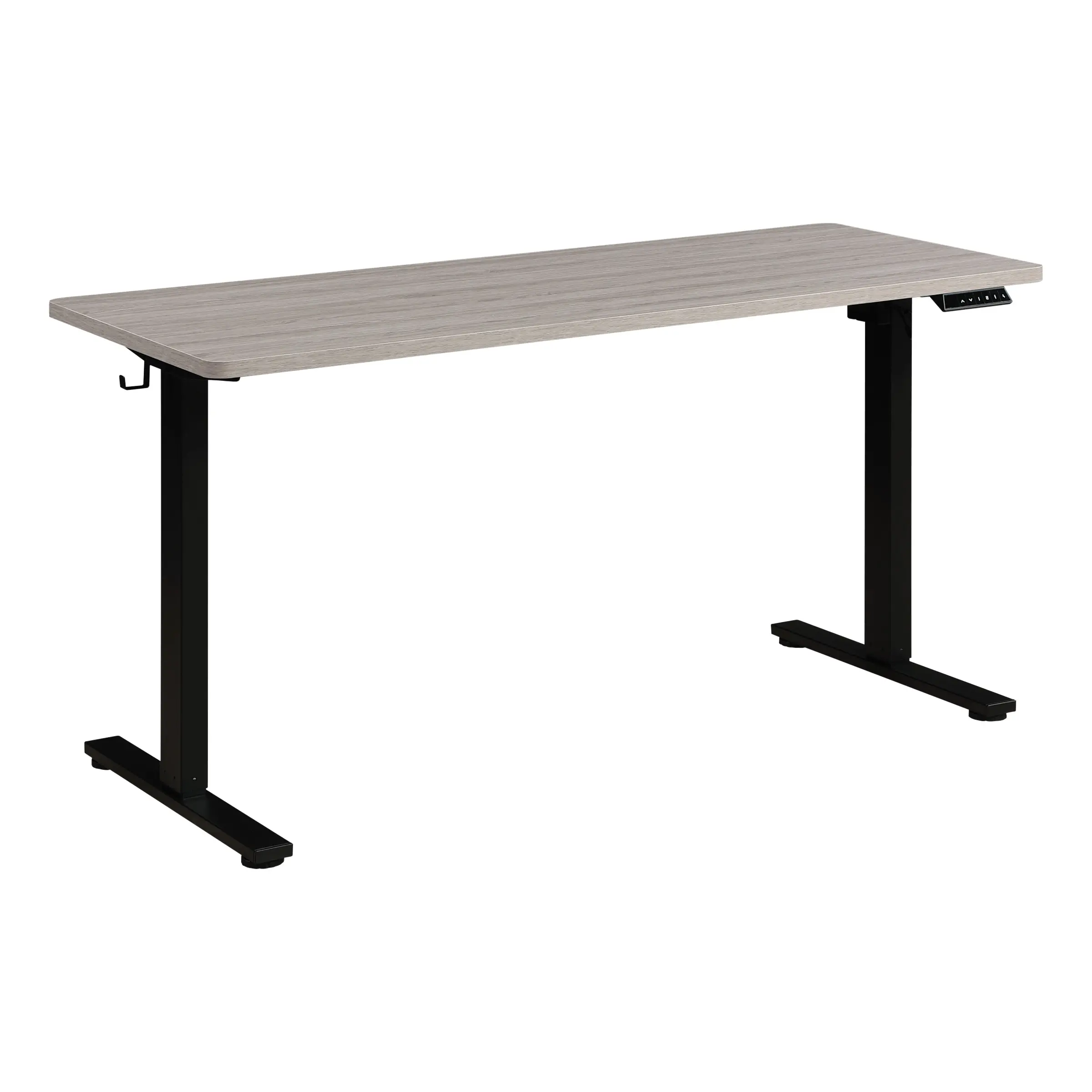 Primo Gray 59  Sit and Stand Desk-1