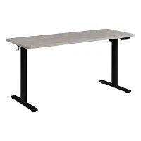 Primo Gray 59  Sit and Stand Desk