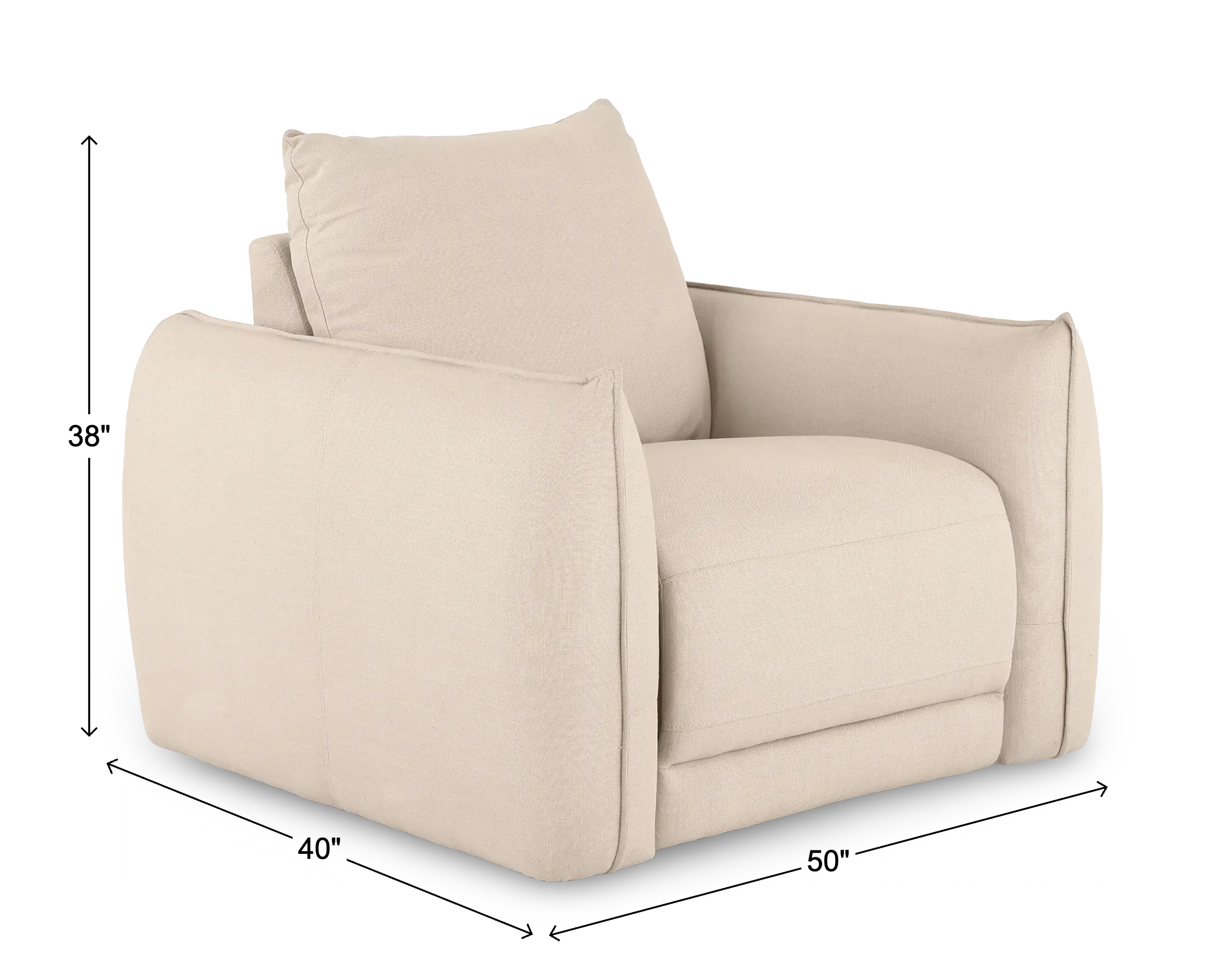 Cambridge Cream Swivel Chair-3