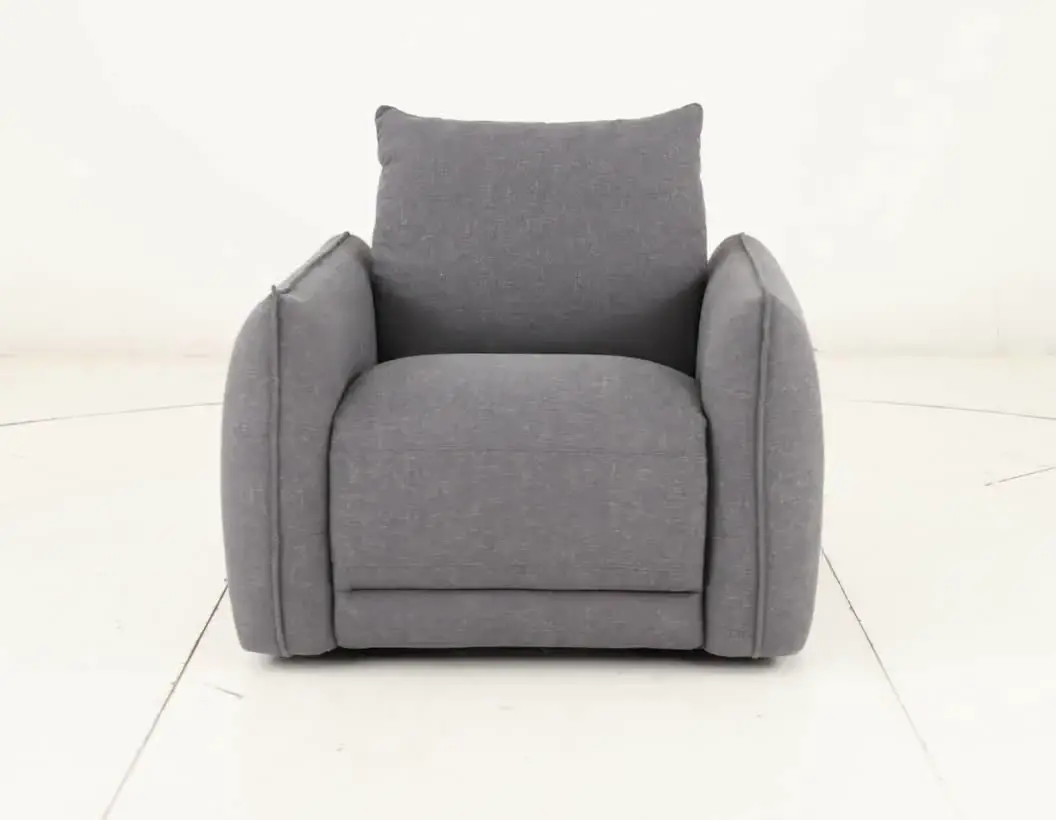 Cambridge Blue-Gray Swivel Chair-10