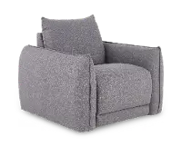 Cambridge Blue-Gray Swivel Chair
